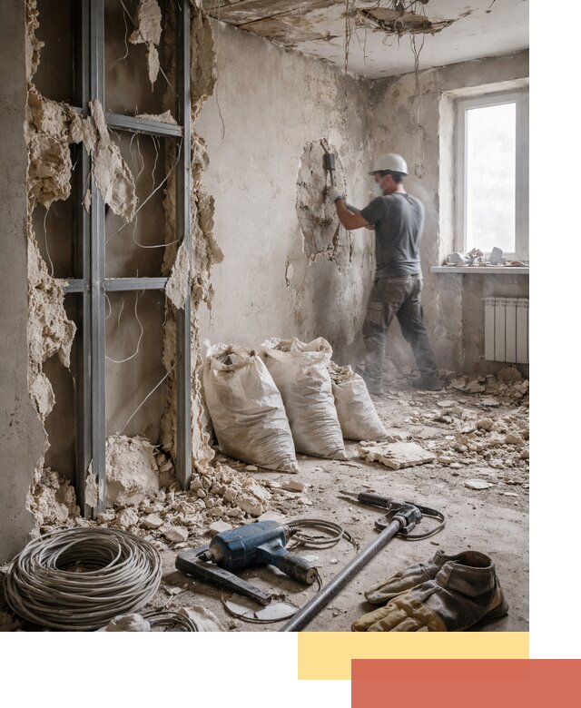 Профессиональный демонтаж зданий и конструкций в Нурлате