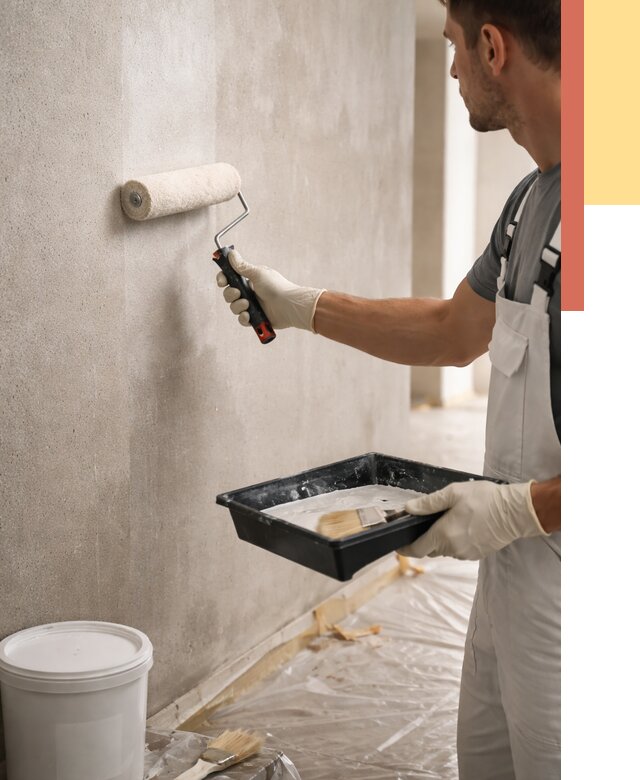 Грунтовка стен в Нурлате от 2294 руб. м2 — быстро, недорого, с материалом | ОТДЕЛОЧНИК-Нрт