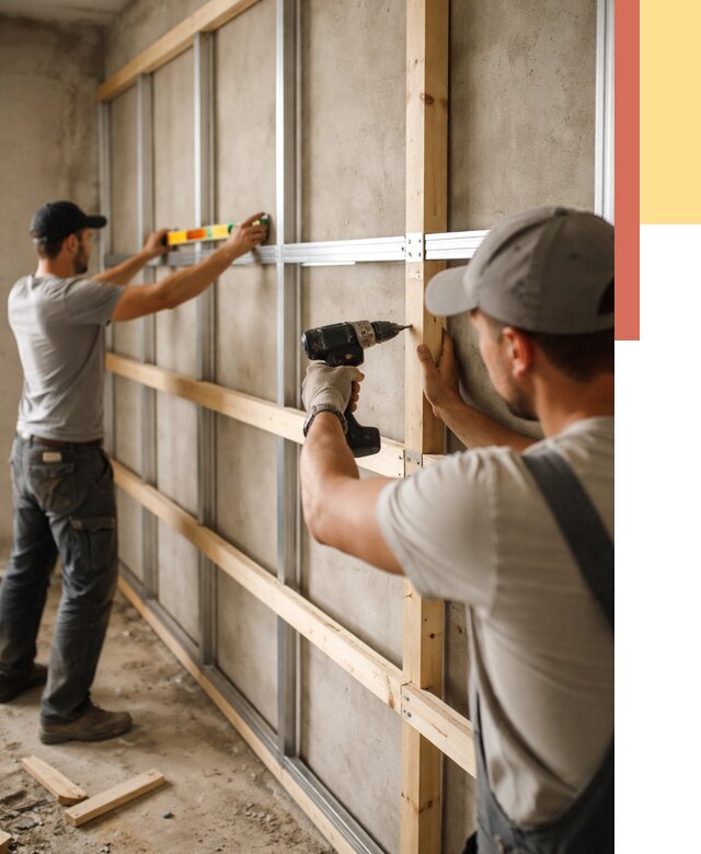 Устройство обрешетки под панели в Нурлате от 2190 руб. — монтаж под ключ | ОТДЕЛОЧНИК-Нрт