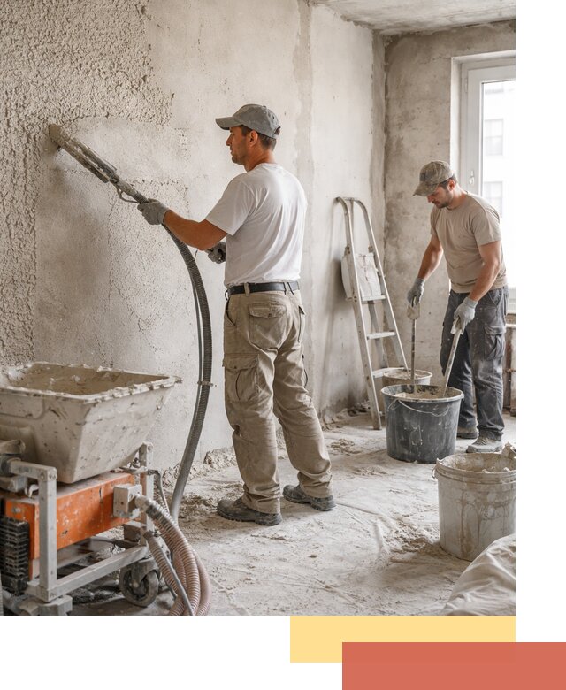 Машинная штукатурка стен в Нурлате — быстро и качественно