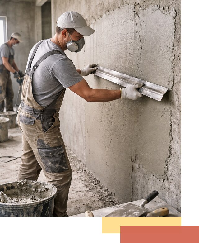 Штукатурка бетонных стен в Нурлате качественно и долговечно