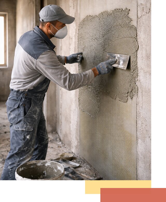 Штукатурка стен по сетке в Нурлате под ключ качественно и быстро