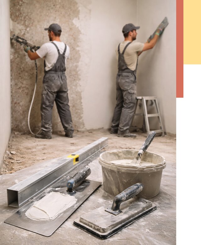 Штукатурка стен под обои в Нурлате от 4692 руб./м2 — выравнивание под обои | ОТДЕЛОЧНИК-Нрт