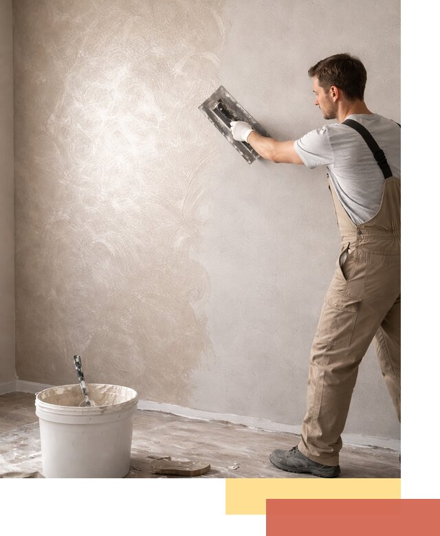 Декоративная штукатурка «Мокрый шелк» под ключ в Нурлате