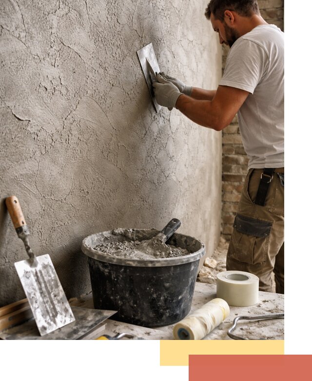 Декоративная штукатурка лофт в Нурлате — отделка стен и потолков