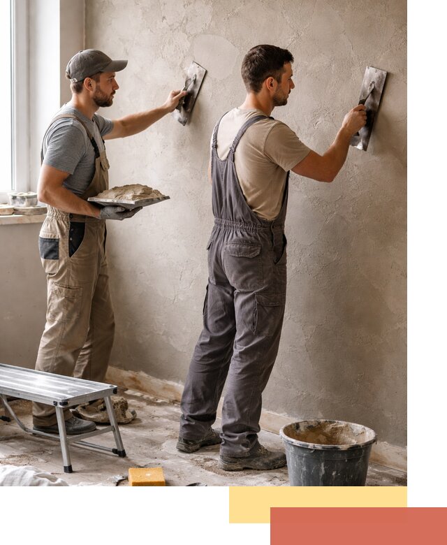 Ремонт декоративной штукатурки и восстановление фактуры в Нурлате