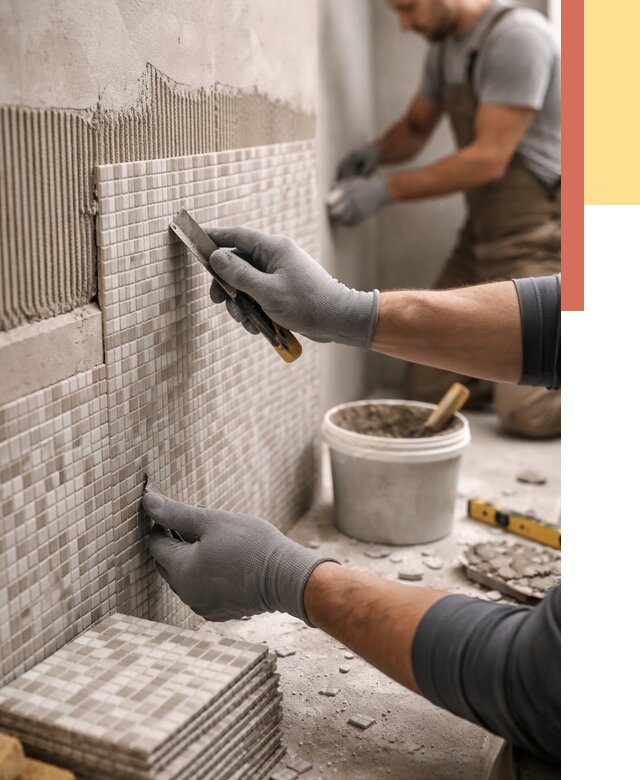 Облицовка стен мозаикой в Нурлате от 3337 руб/м2 — укладка мозаики на стены | ОТДЕЛОЧНИК-Нрт