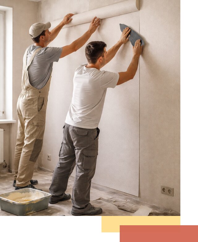 Поклейка виниловых обоев в Нурлате профессионально и качественно