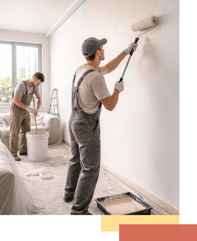 Покраска стен в офисе в Нурлате — быстрый и качественный ремонт