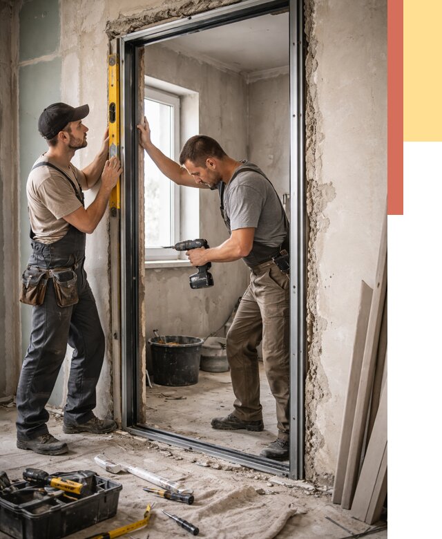 Закладка дверного проема в Нурлате от 3649 руб. — быстро и недорого | ОТДЕЛОЧНИК-Нрт