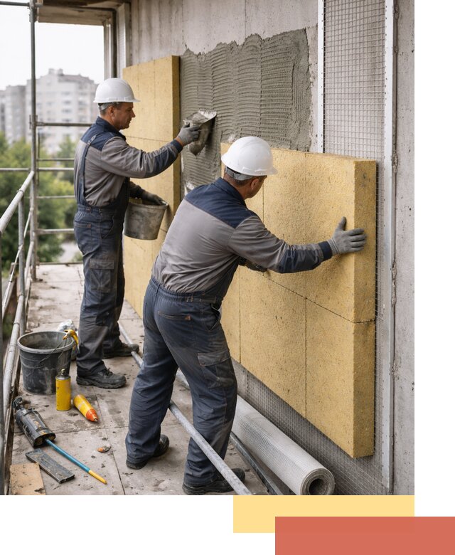 Утепление стен зданий и домов в Нурлате качественно и надежно