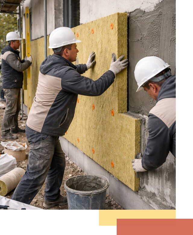 Утепление стен минватой в Нурлате — тепло и звукоизоляция