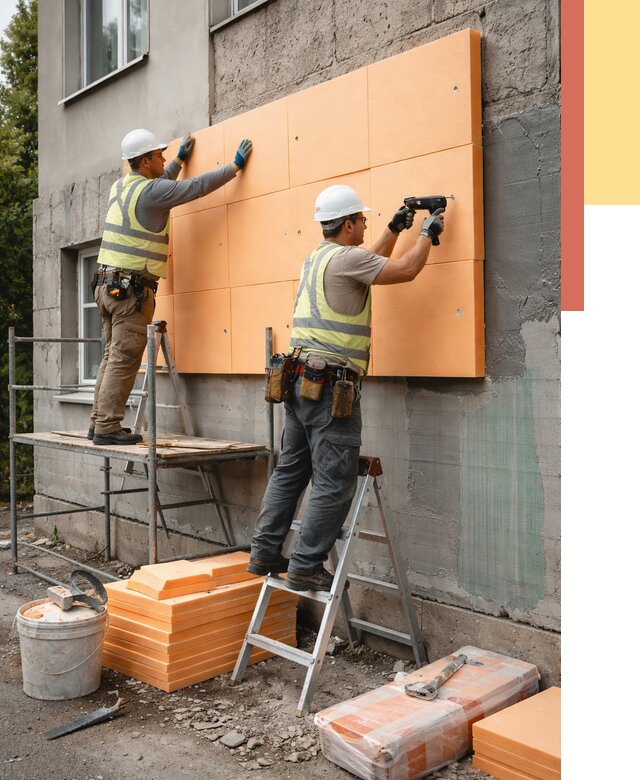 Утепление стен пеноплексом в Нурлате от 1929 руб./м2 — быстро и недорого | ОТДЕЛОЧНИК-Нрт