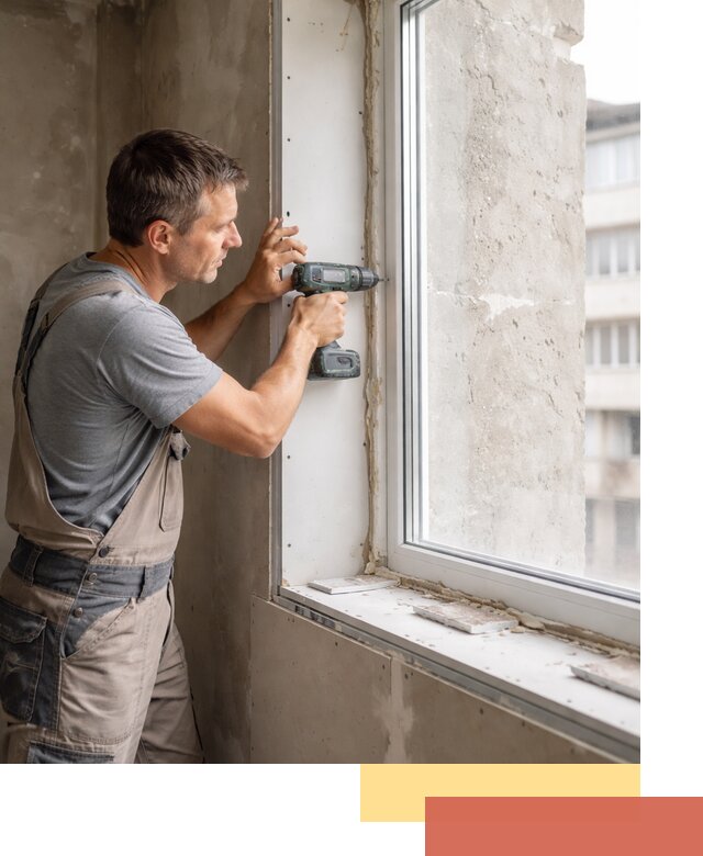 Монтаж гипсокартонных откосов в Нурлате под ключ