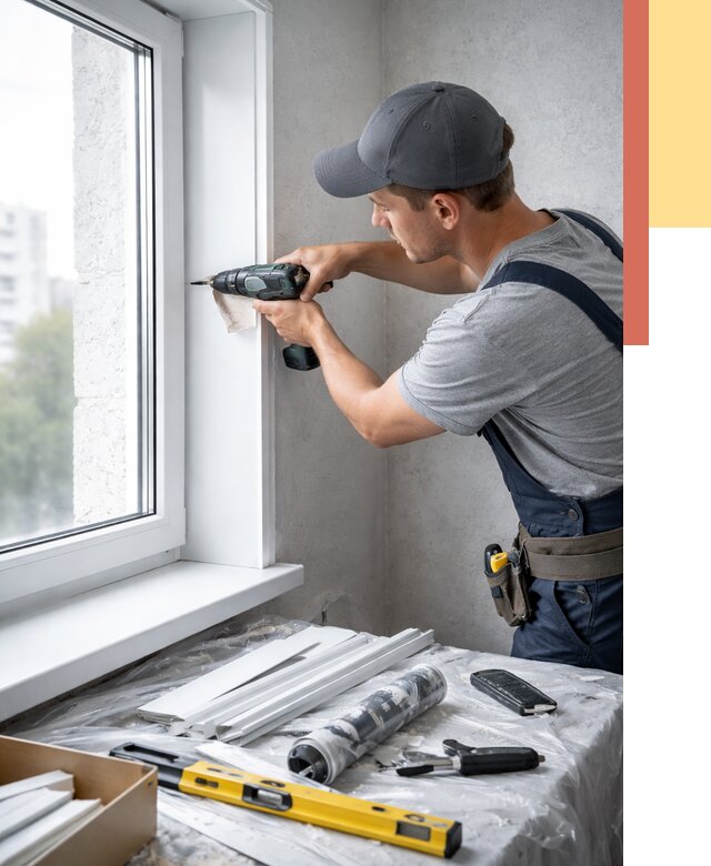 Установка пластиковых откосов в Нурлате от 2346 руб. | ОТДЕЛОЧНИК-Нрт монтаж, быстро и недорого