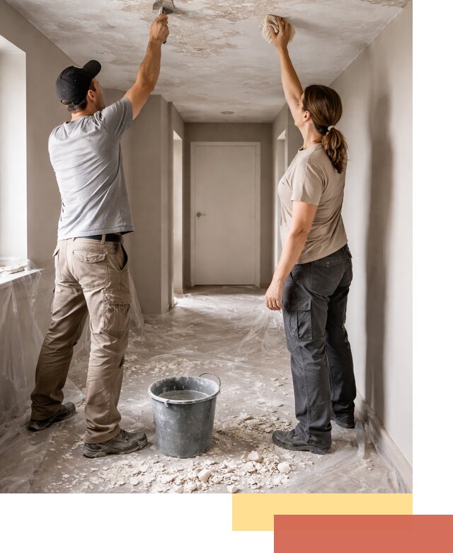 Удаление побелки с потолка в Нурлате — быстро и аккуратно