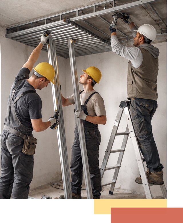 Монтаж реечного потолка под ключ в Нурлате