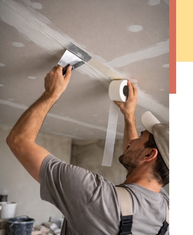 Обработка швов потолка ГКЛ в Нурлате от 7820 руб. под ключ | ОТДЕЛОЧНИК-Нрт