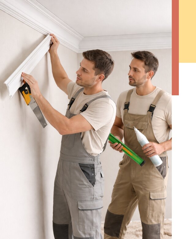 Монтаж потолочного плинтуса в Нурлате от 2398 руб. — быстро и недорого | ОТДЕЛОЧНИК-Нрт