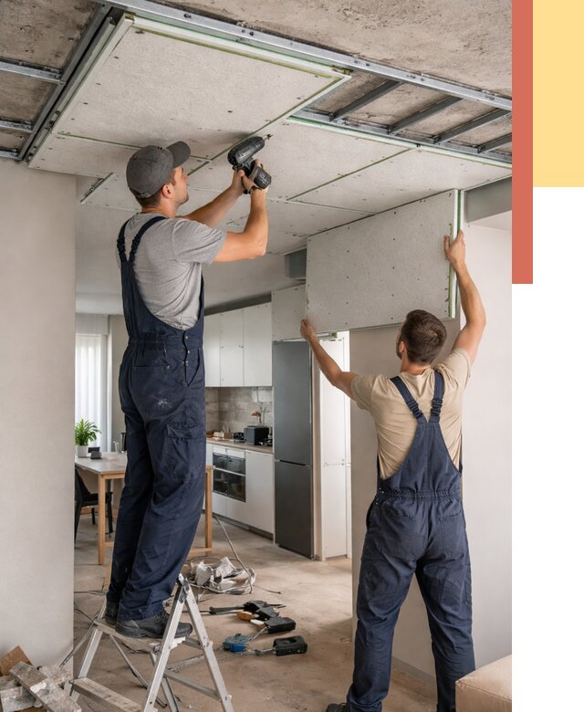 Шумоизоляция потолка панелями зипс в Нурлате от 1929 руб. под ключ | ОТДЕЛОЧНИК-Нрт